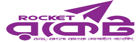 Payment method rocket logo